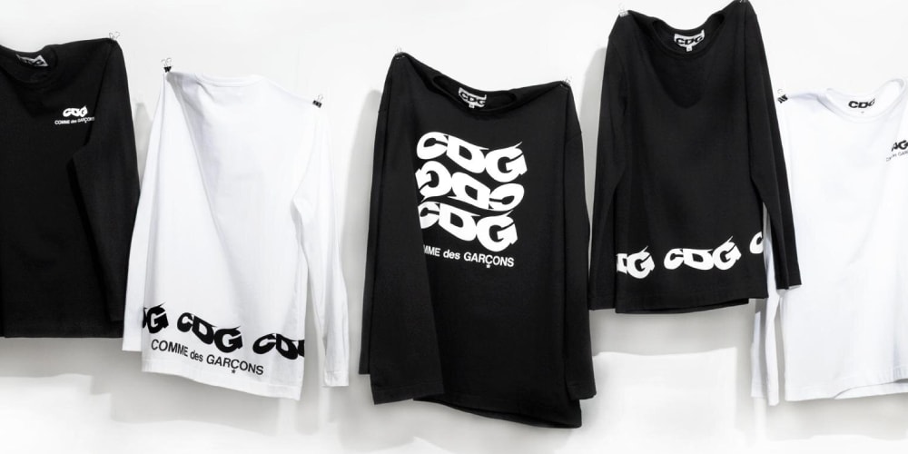 CDG’s “Wave Logo” T-Shirts Deliver Graphic Disruption
