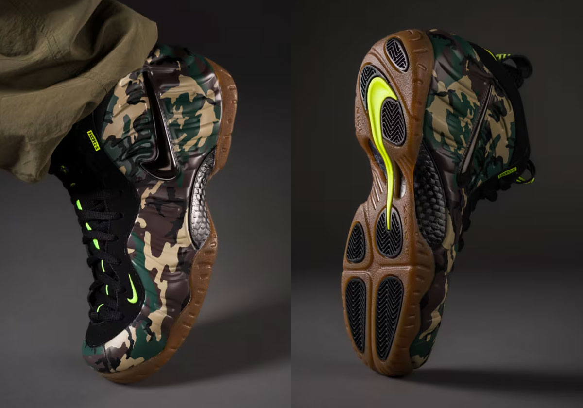 Nike Air Foamposite Pro “Camo” Releases on August 14th For $260